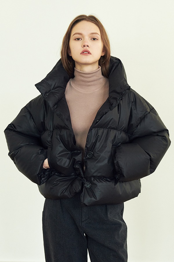 [21FW] Marshmallow Goose Down Cropped Jacket (JUJJ303-15) (헤이즈 착용)