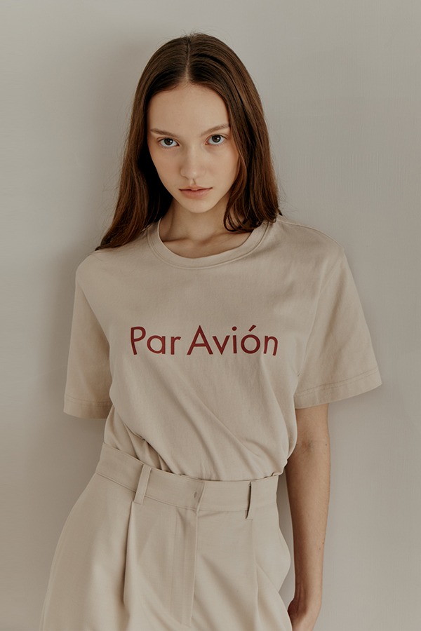 [S사이즈 5/25 순차배송][22SS] ParAvion Logo T-Shirt (JVST304-70) (오영주, 혜린 착용)