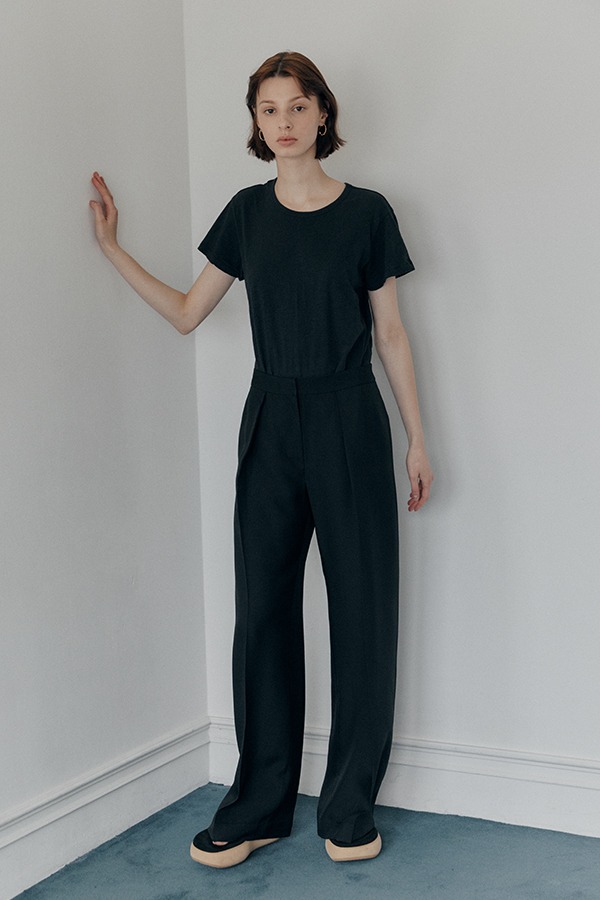 [21SS] Pleated Wide-Leg Trousers (JUSS210-15)