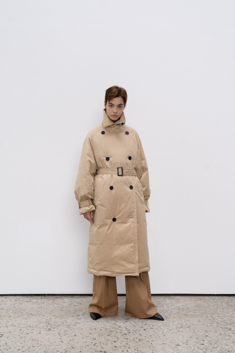 (22FW)[재입고!!!]Double Breasted Goose Down Trench Coat (JVJC201-70) 추가적립 5%=8%!!!