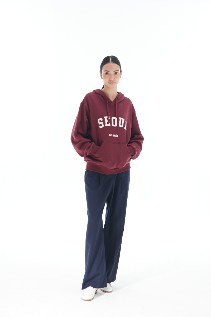 [22FW]SEOUL Logo Hoodie (Burgundy)(JVJT304-20)